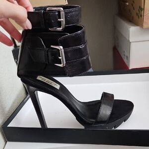 Steve Madden Black High Heel Sandals